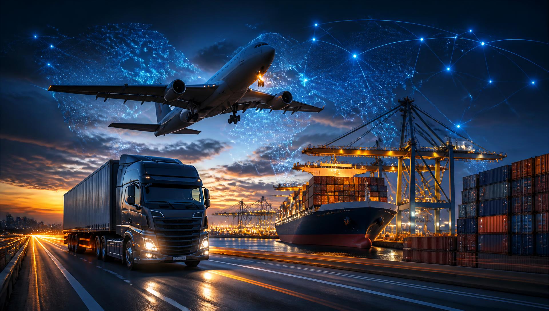 CK Logistics — air, sea and road freight network